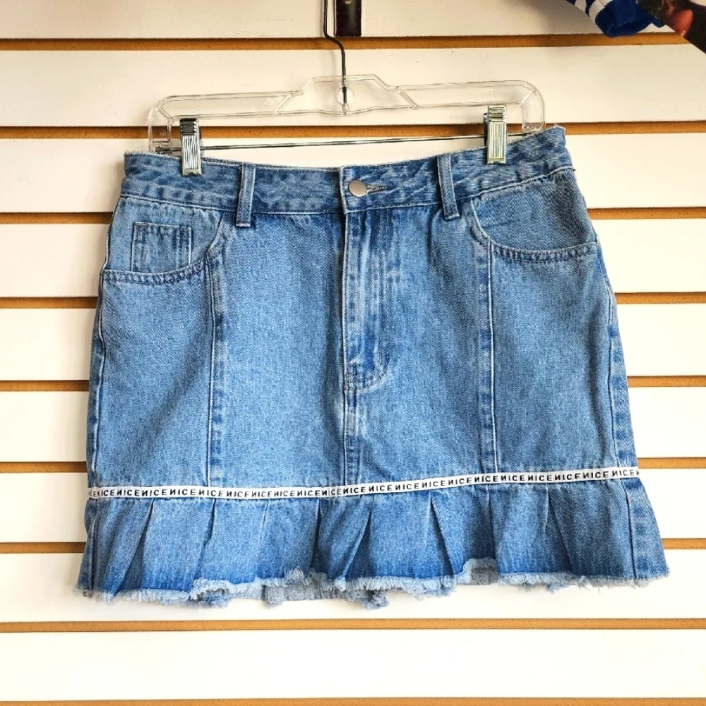 Denim Skirt Large
